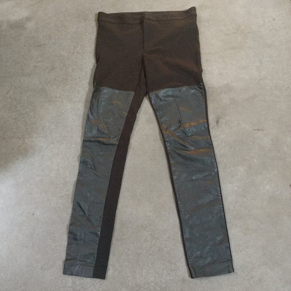 Club Monaco 6 pleather Stretchy Pants Leggings
